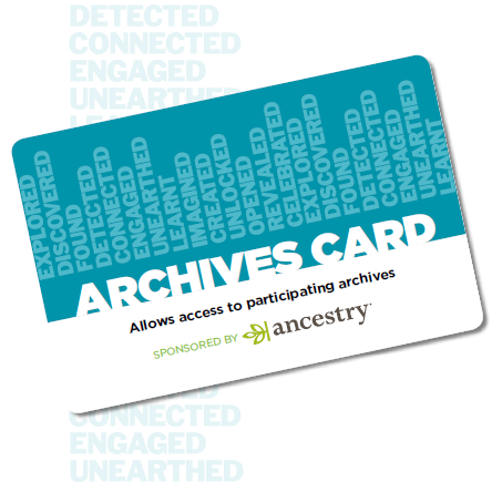 New ‘Archives Card’ Scheme – Archives blog